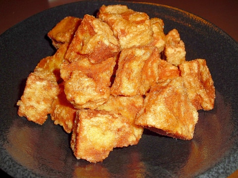 だまされるかも♪我が家の“高野豆腐の唐揚げ”